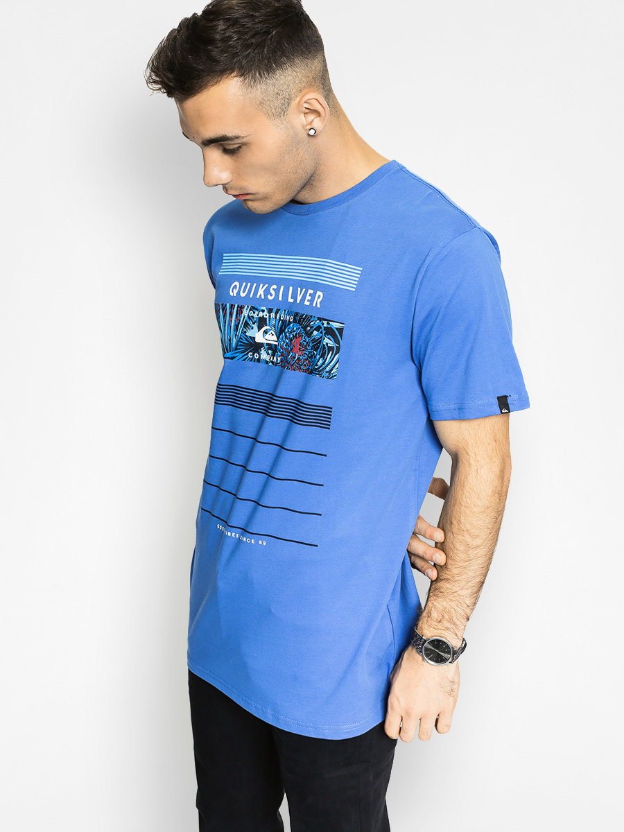 T-shirt Quiksilver Classic Stringe (blue)