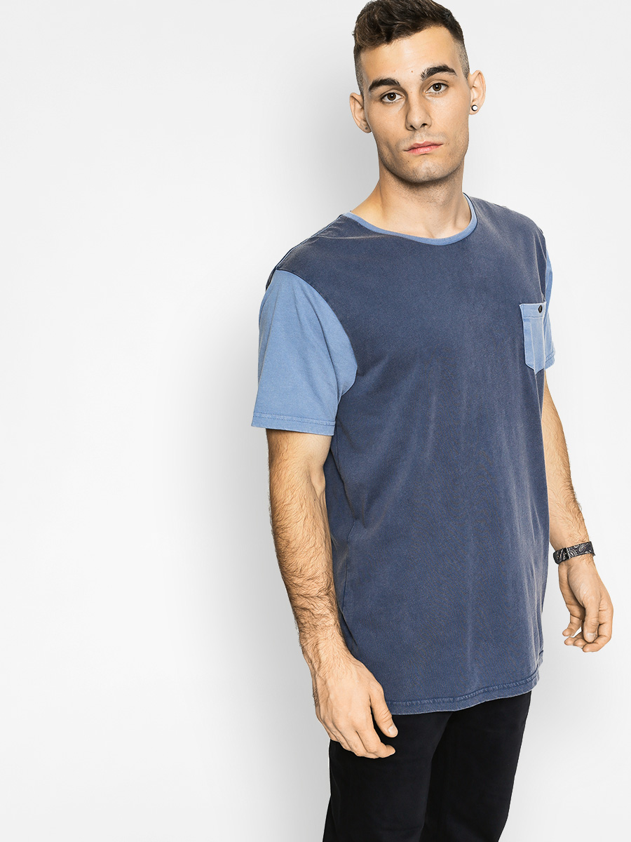 T-shirt Quiksilver Acid Blocked (vintage blue)