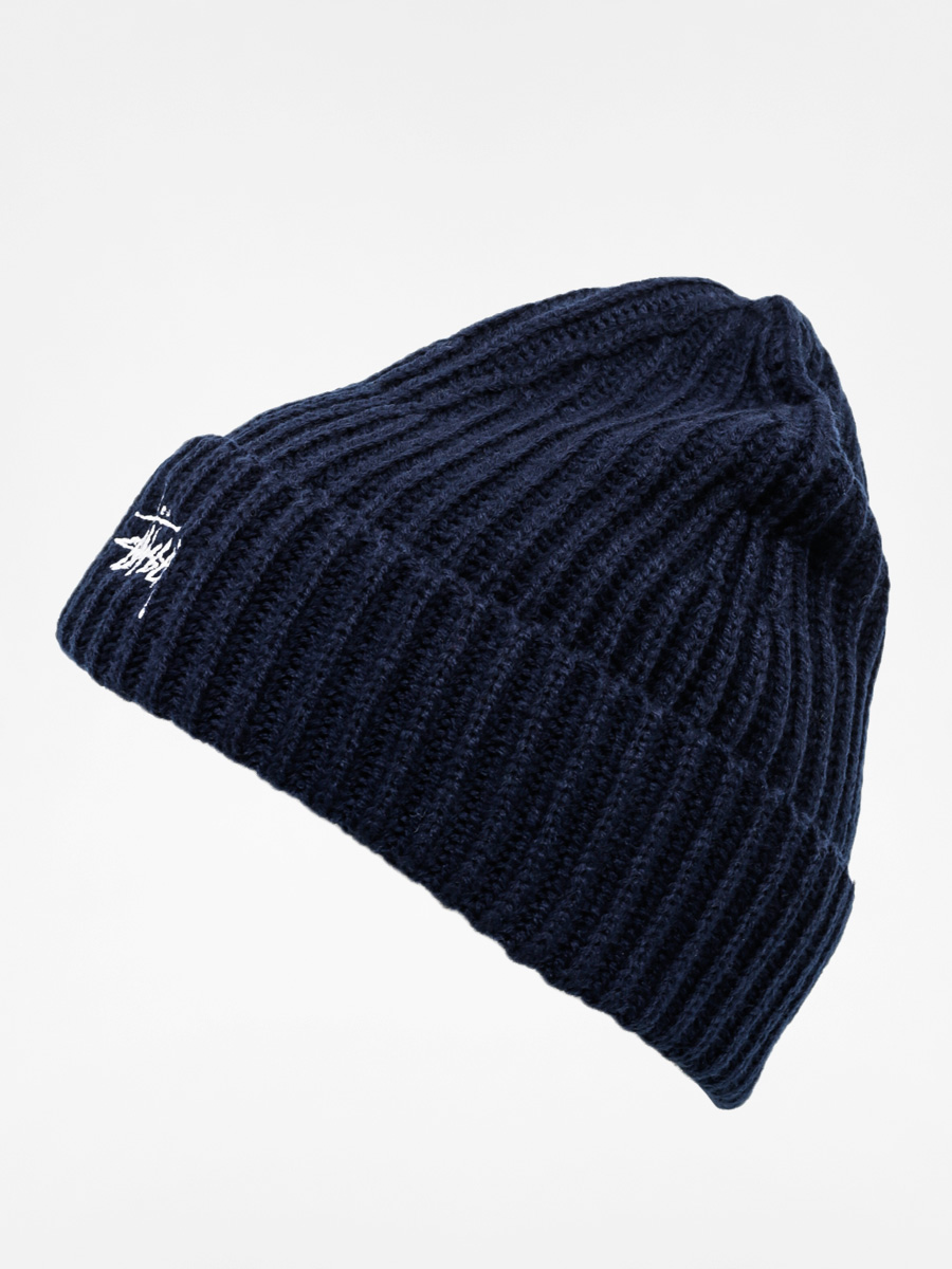 Czapka zimowa Stussy Basic Stock Cuff Beanie (navy)