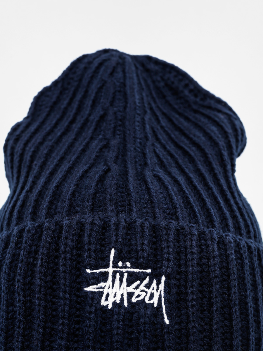 Czapka zimowa Stussy Basic Stock Cuff Beanie (navy)