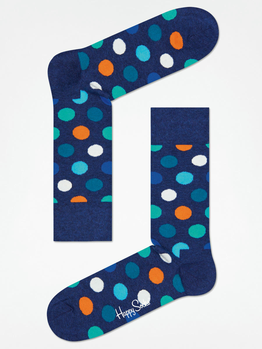 Skarpetki Happy Socks Big Dot (wasehd navy/navy)