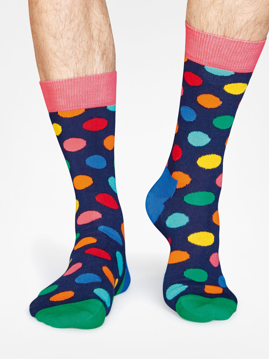 Skarpetki Happy Socks Big Dot (navy/multi)