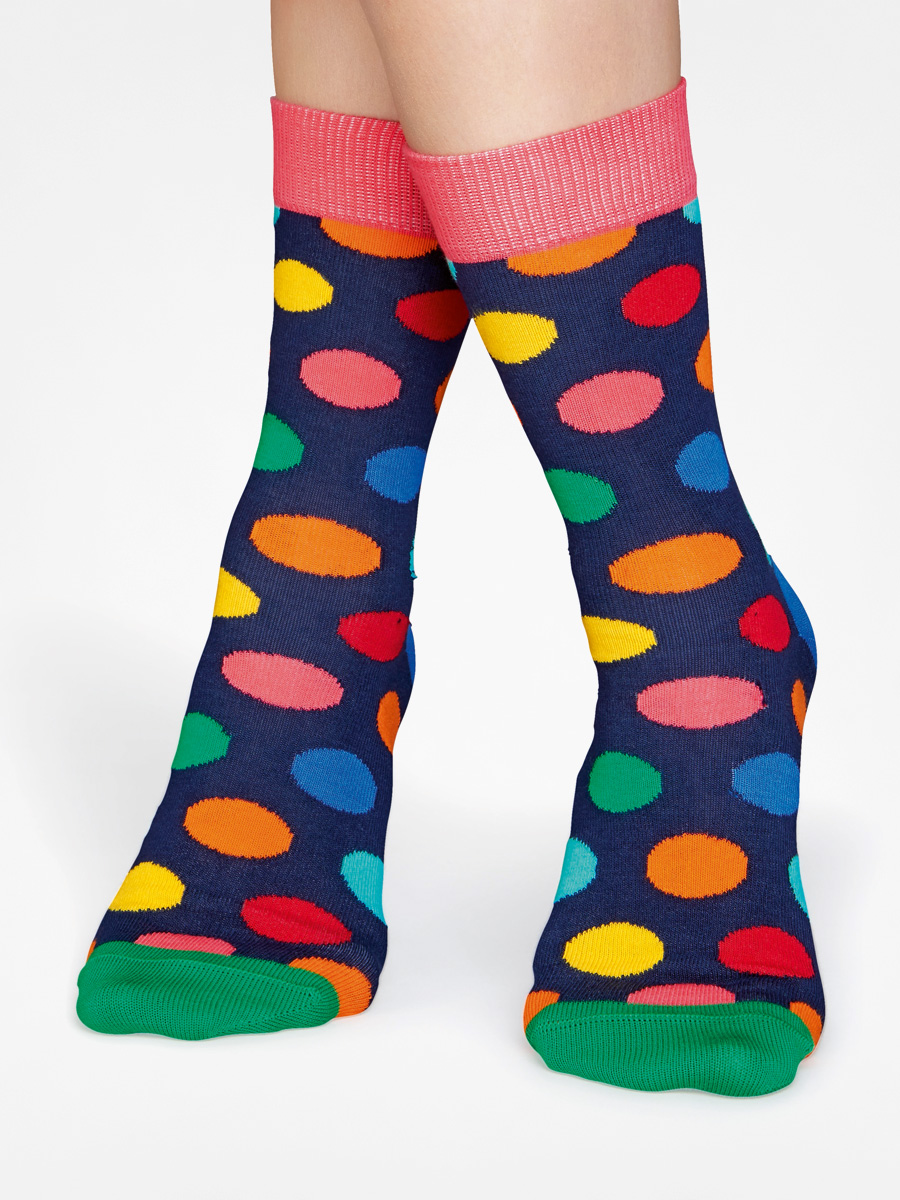 Skarpetki Happy Socks Big Dot (navy/multi)