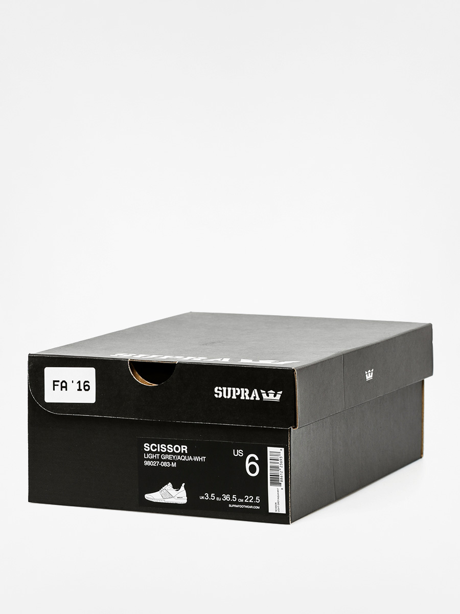 Buty Supra Scissor Wmn (light grey/aqua white)