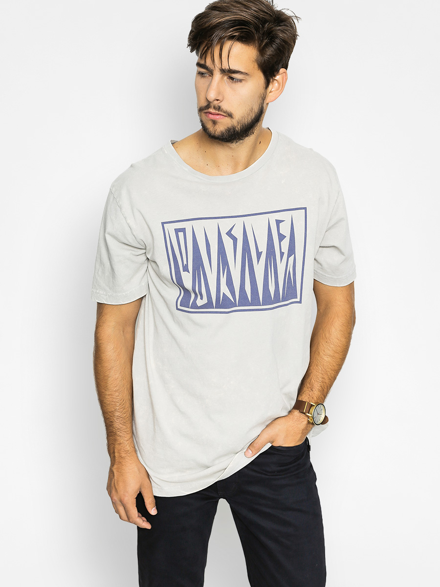 T-shirt Quiksilver Afro Logo (highrise cement)