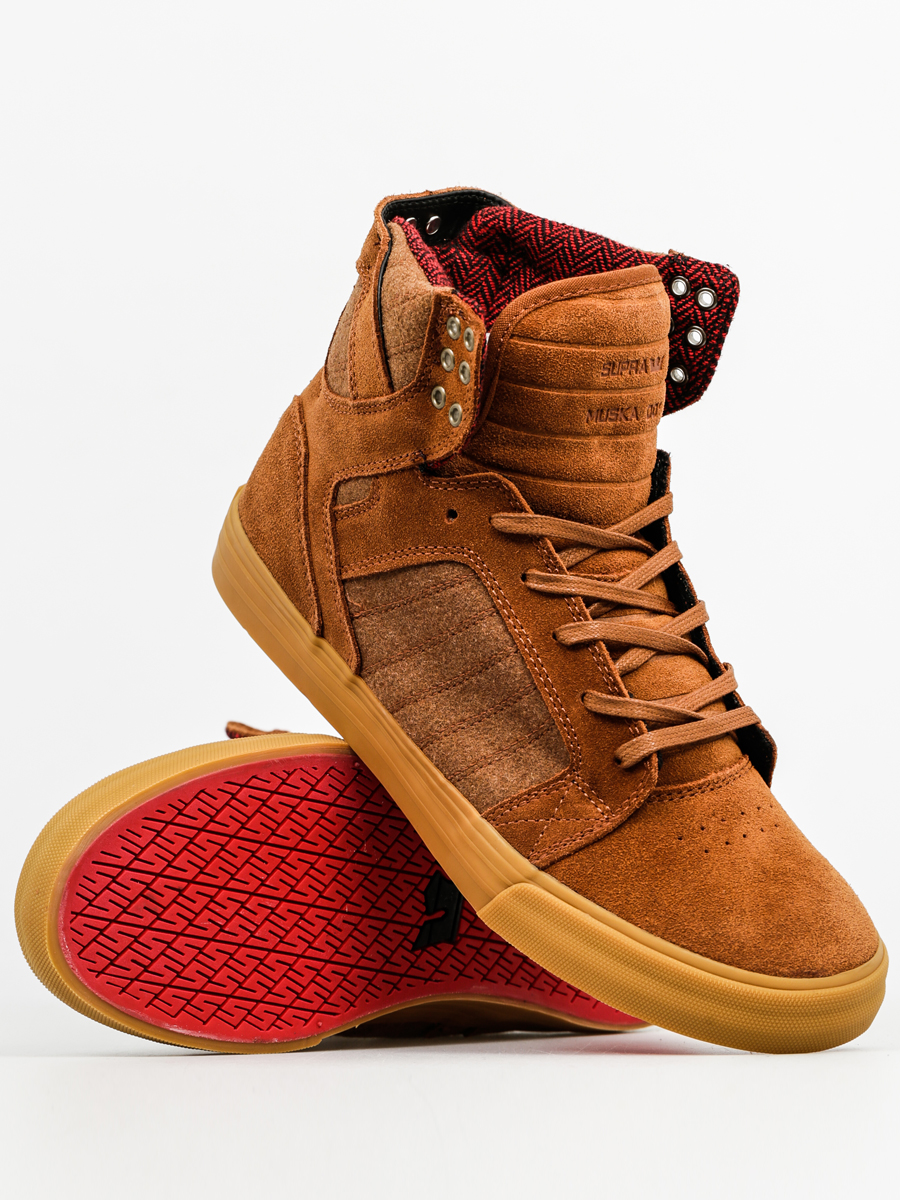 Buty Supra Skytop (brown/red gum)