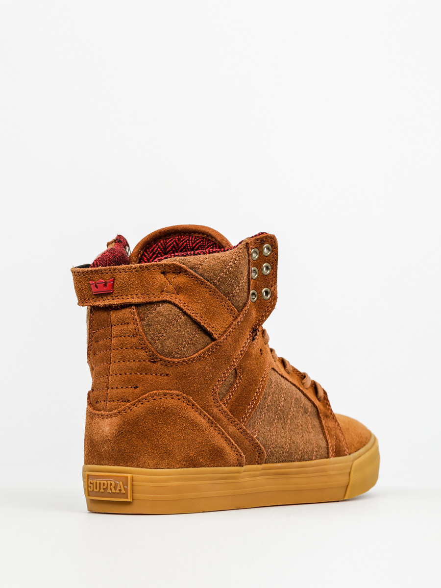Buty Supra Skytop (brown/red gum)