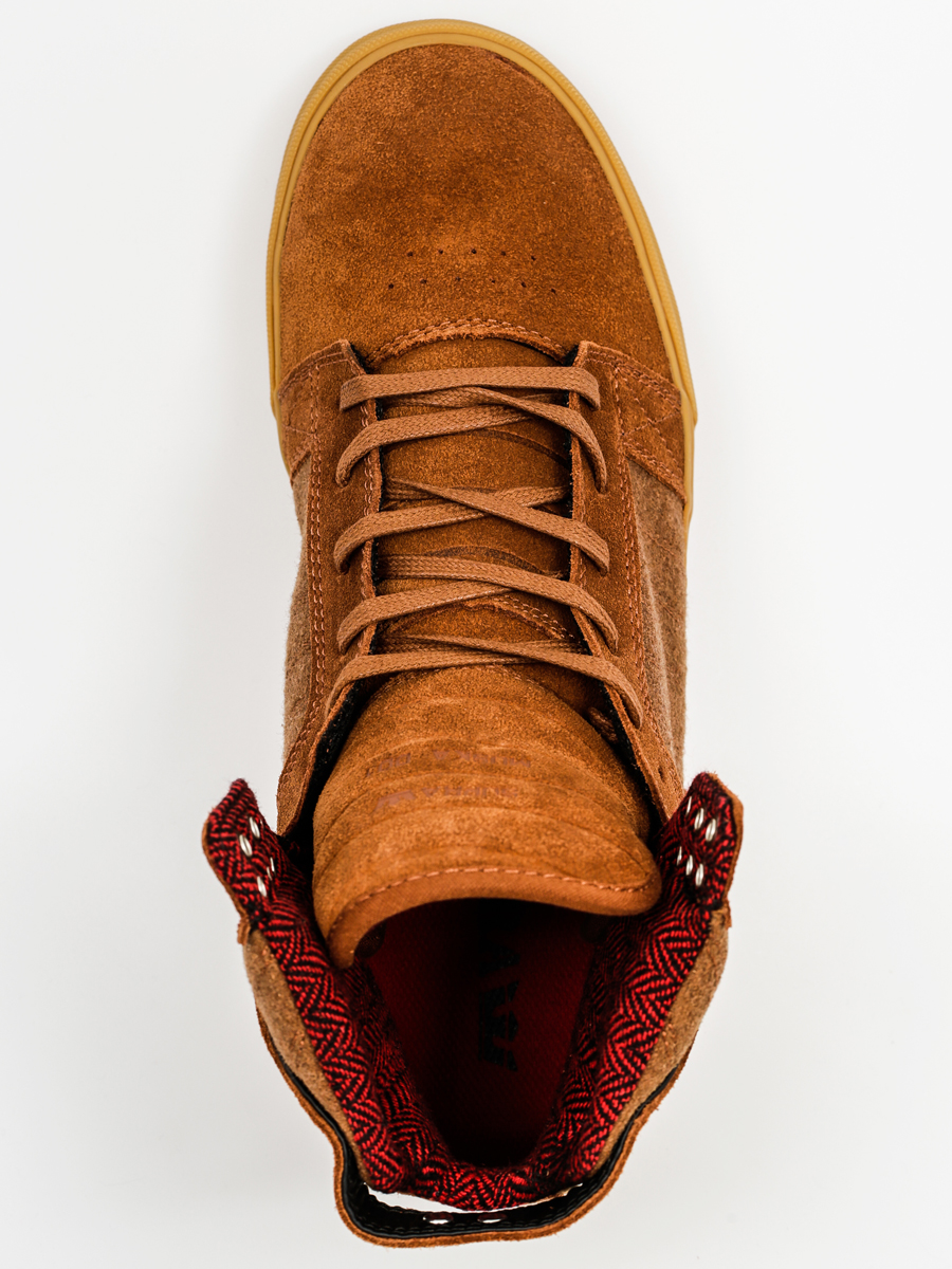 Buty Supra Skytop (brown/red gum)