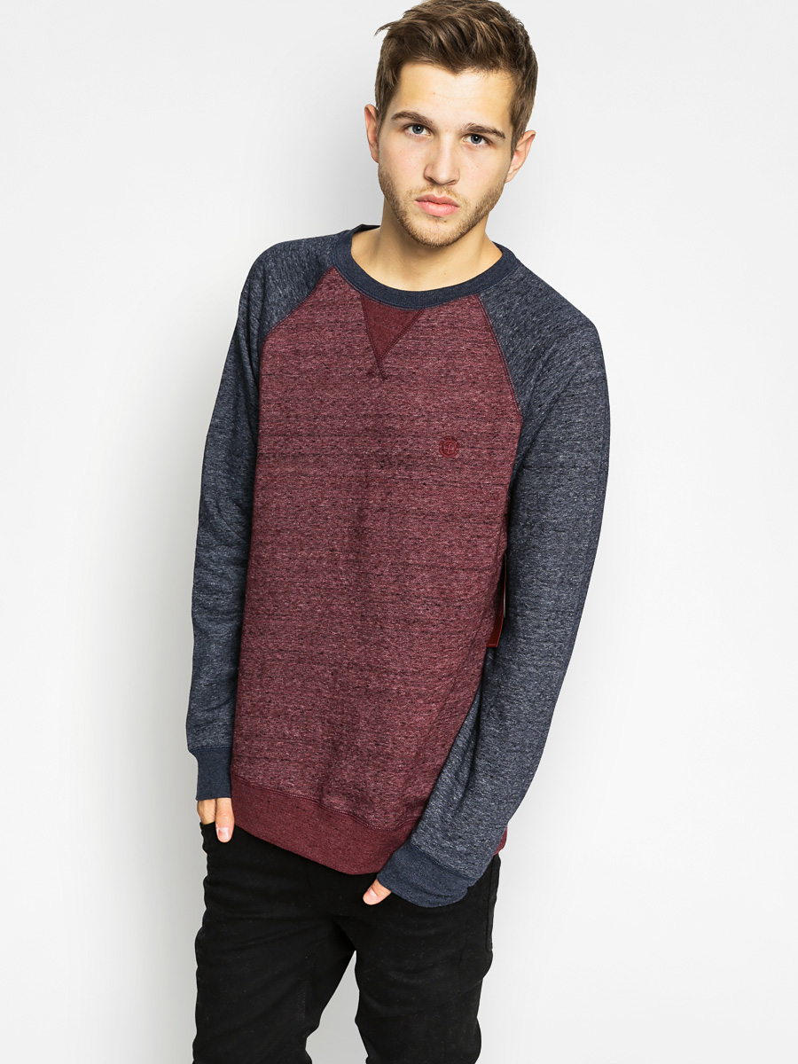 Bluza Element Meridian Cr (eclipse navy/napa red)