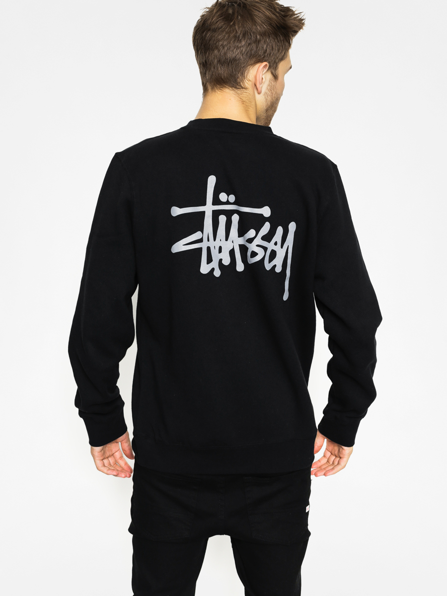 Bluza Stussy Basic Crew (black)