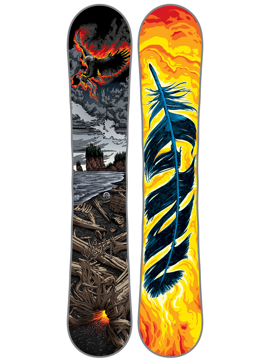 Deska snowboardowa Gnu Billy Goat C3 - wielobarwny