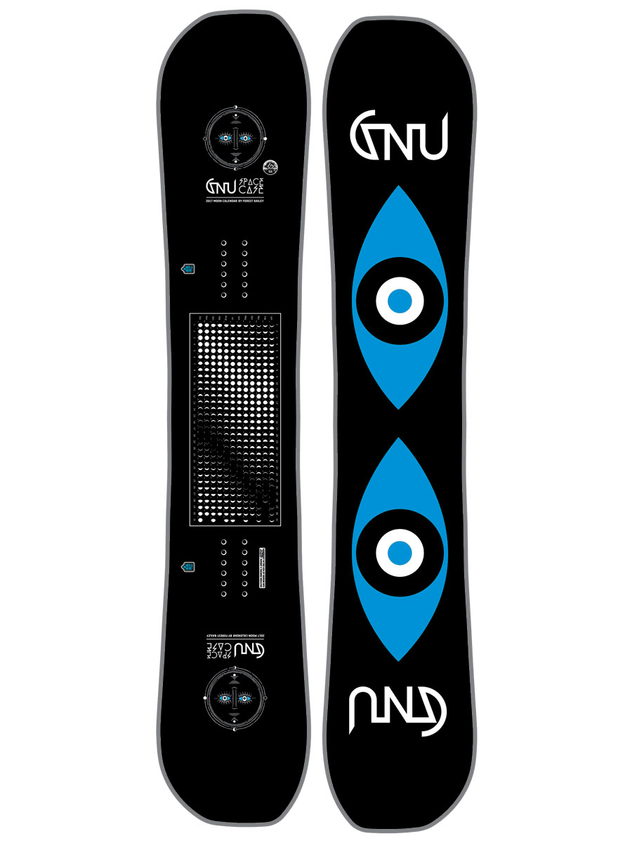 Męska Deska snowboardowa Gnu FB Space Case AS (black)
