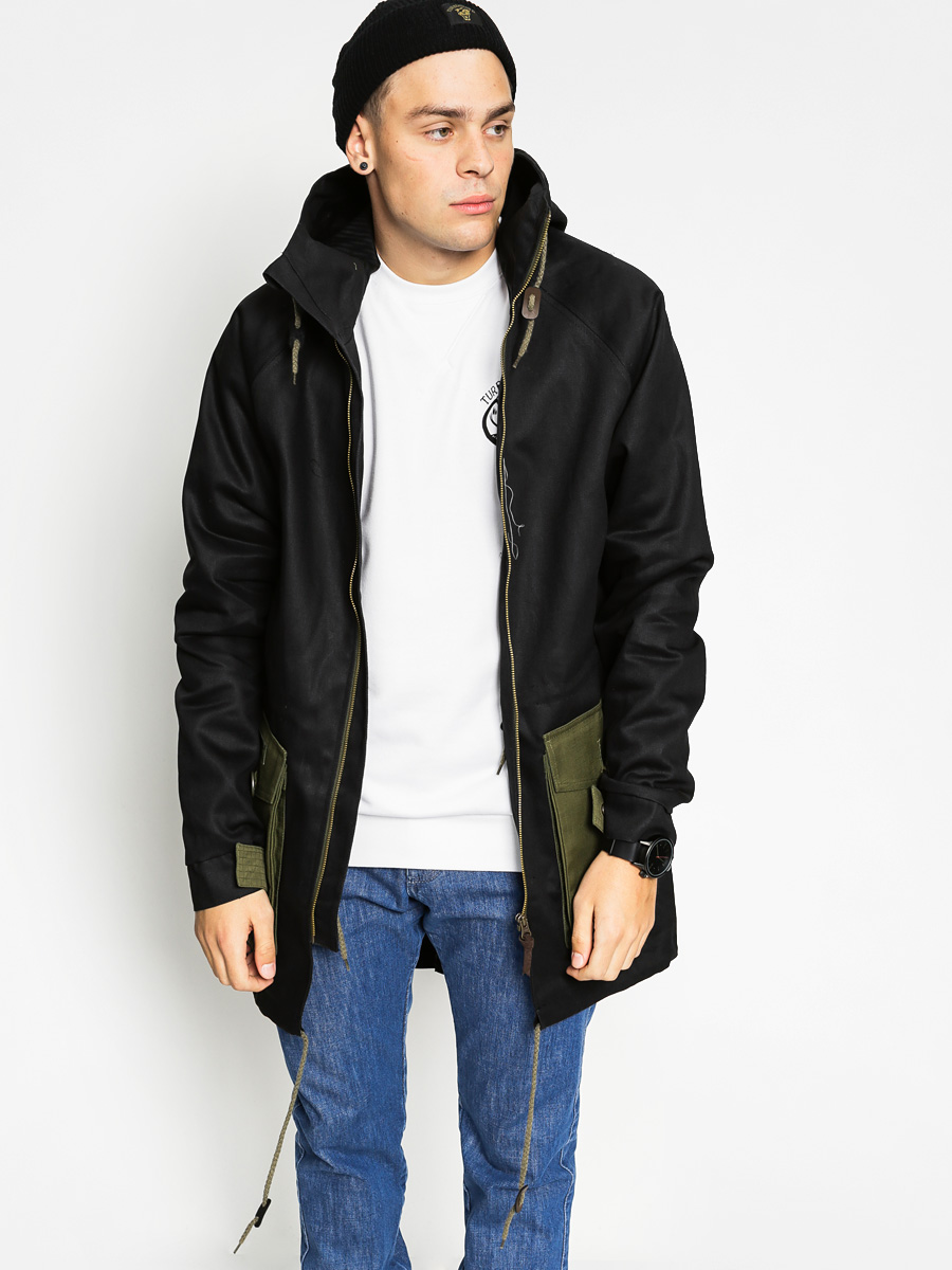 Kurtka Turbokolor Parka Light (black/green)
