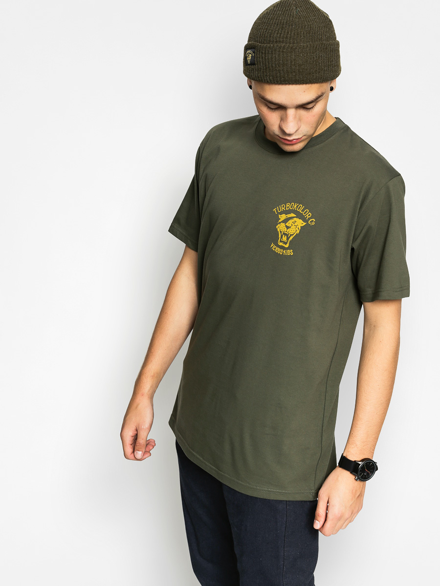 T-shirt Turbokolor Tiger (green)