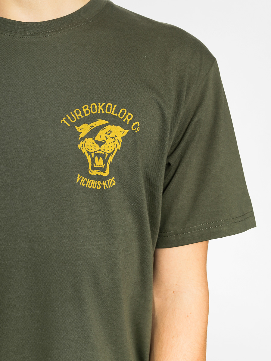 T-shirt Turbokolor Tiger (green)