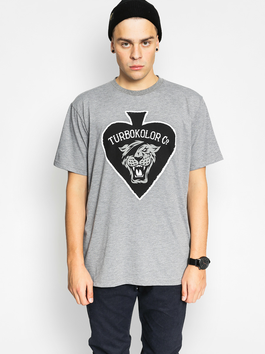 T-shirt Turbokolor Spades (grey)