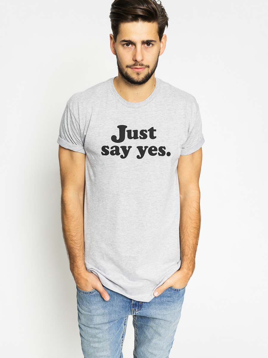 T-shirt Altamont Just Say Yes (grey/heather)