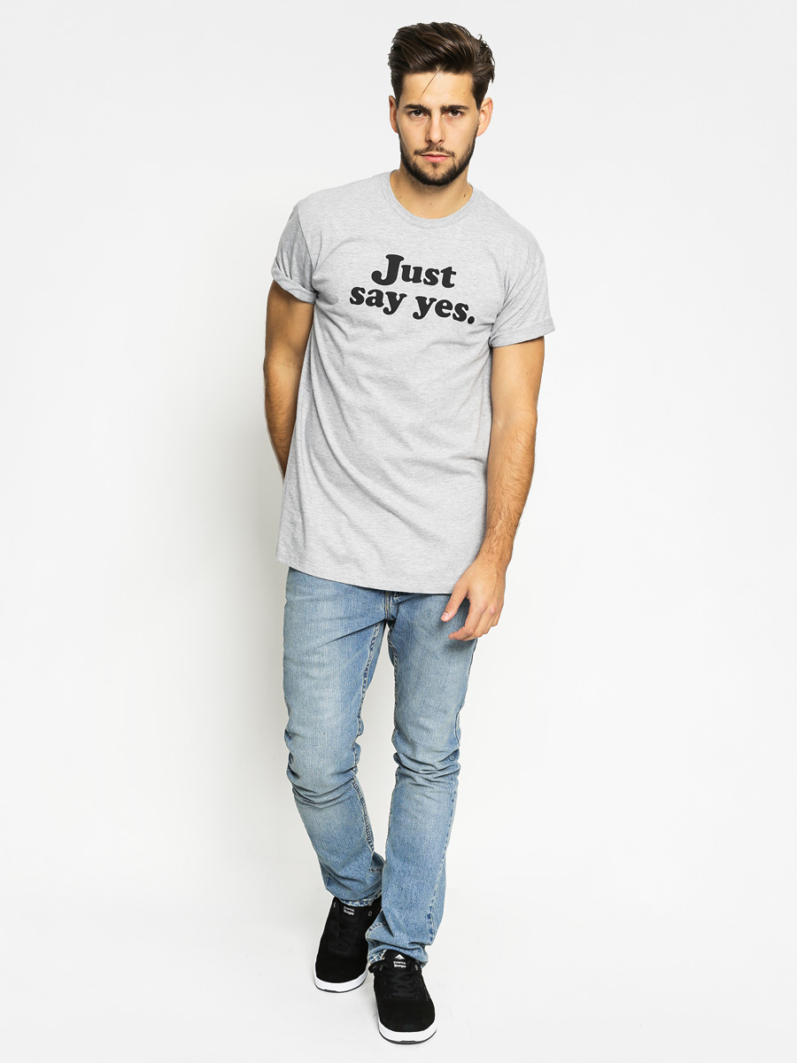 T-shirt Altamont Just Say Yes (grey/heather)