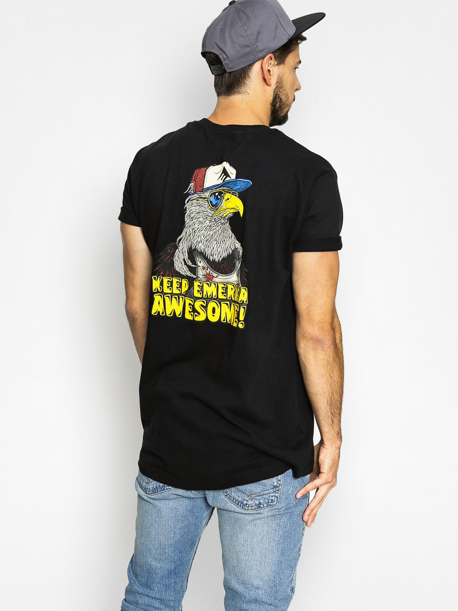 T-shirt Emerica Awesome Eagle Pocket (black)