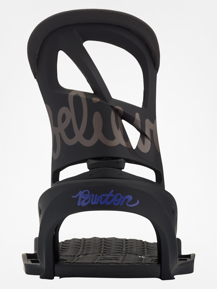 Damskie Wiązania snowboardowe Burton Scribe Est (black/lavender)