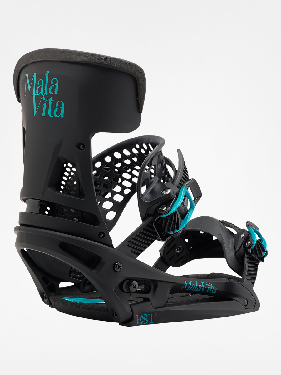 Męskie Wiązania snowboardowe Burton Malavita Est (black wing)