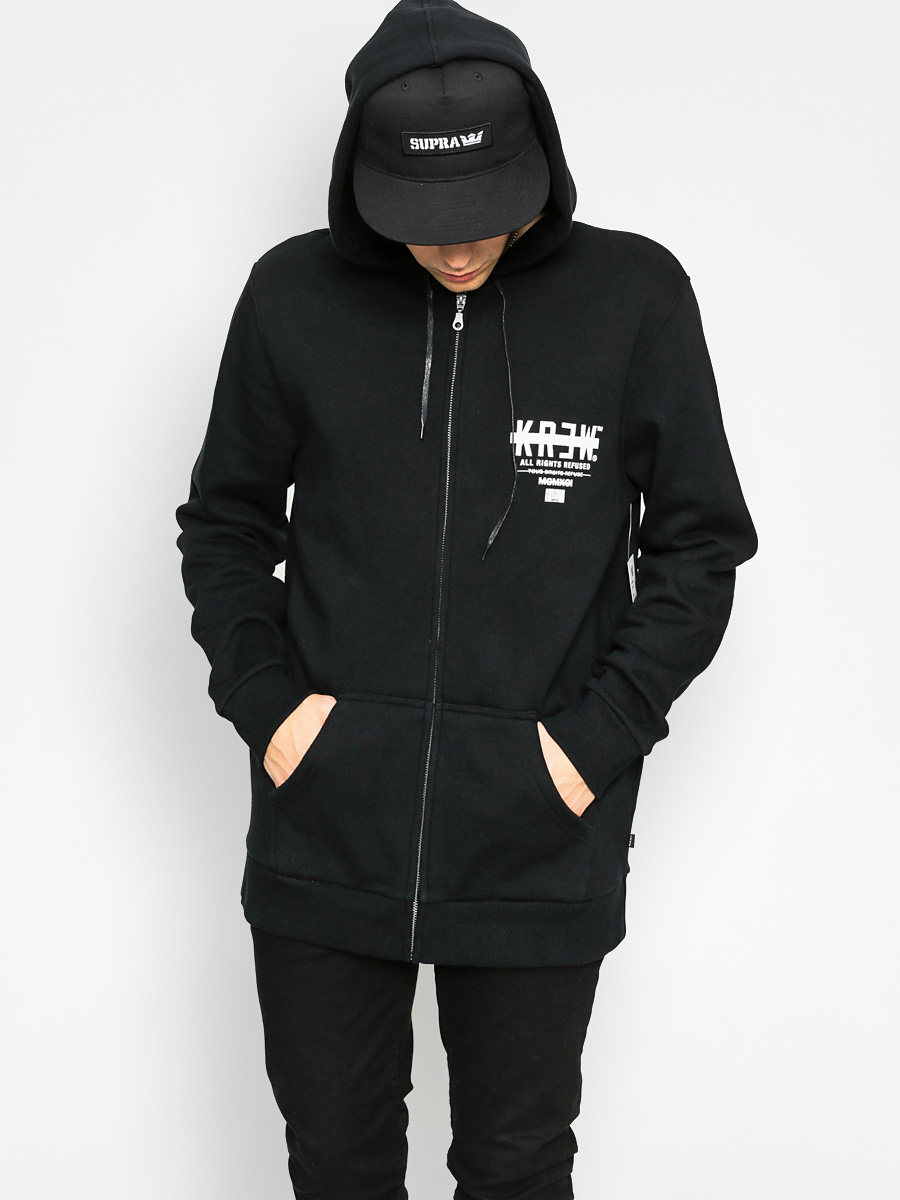 Bluza z kapturem Kr3w K Stack ZHD (black)