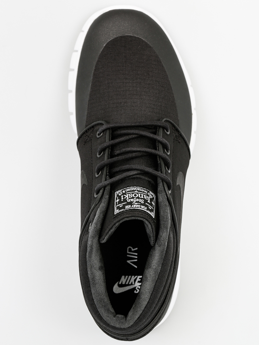 Buty Nike SB Stefan Janoski Max Mid (black/black metallic silver)