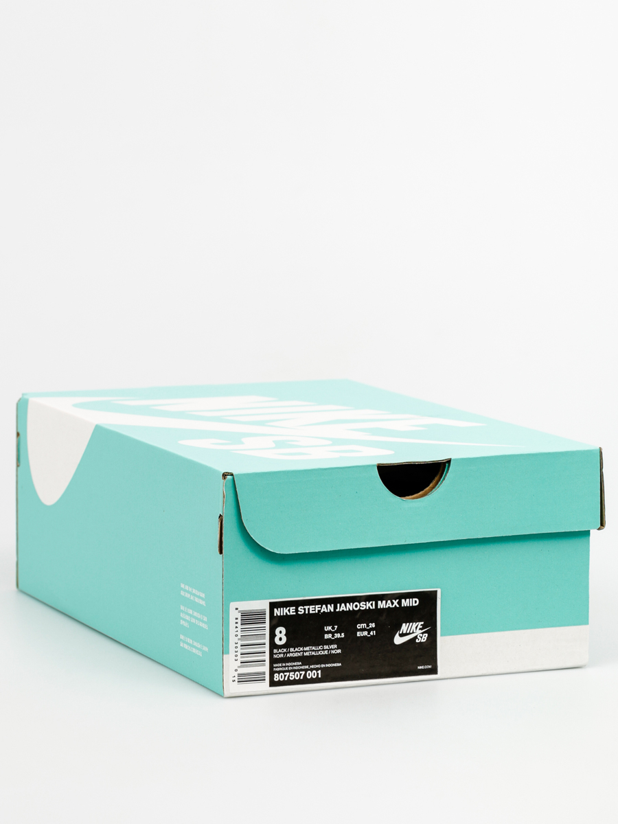 Buty Nike SB Stefan Janoski Max Mid (black/black metallic silver)