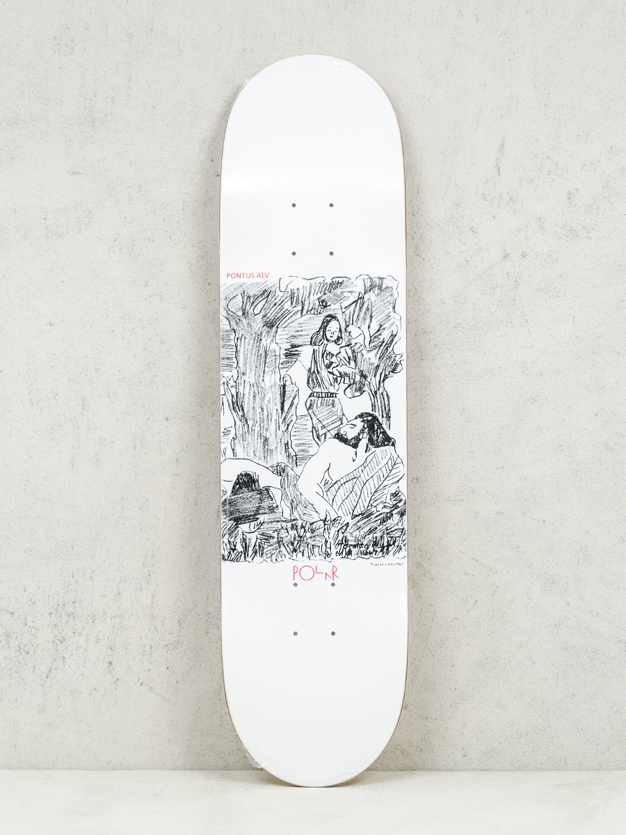 Deck Polar Skate Pontus Alv Torsten (white/black)