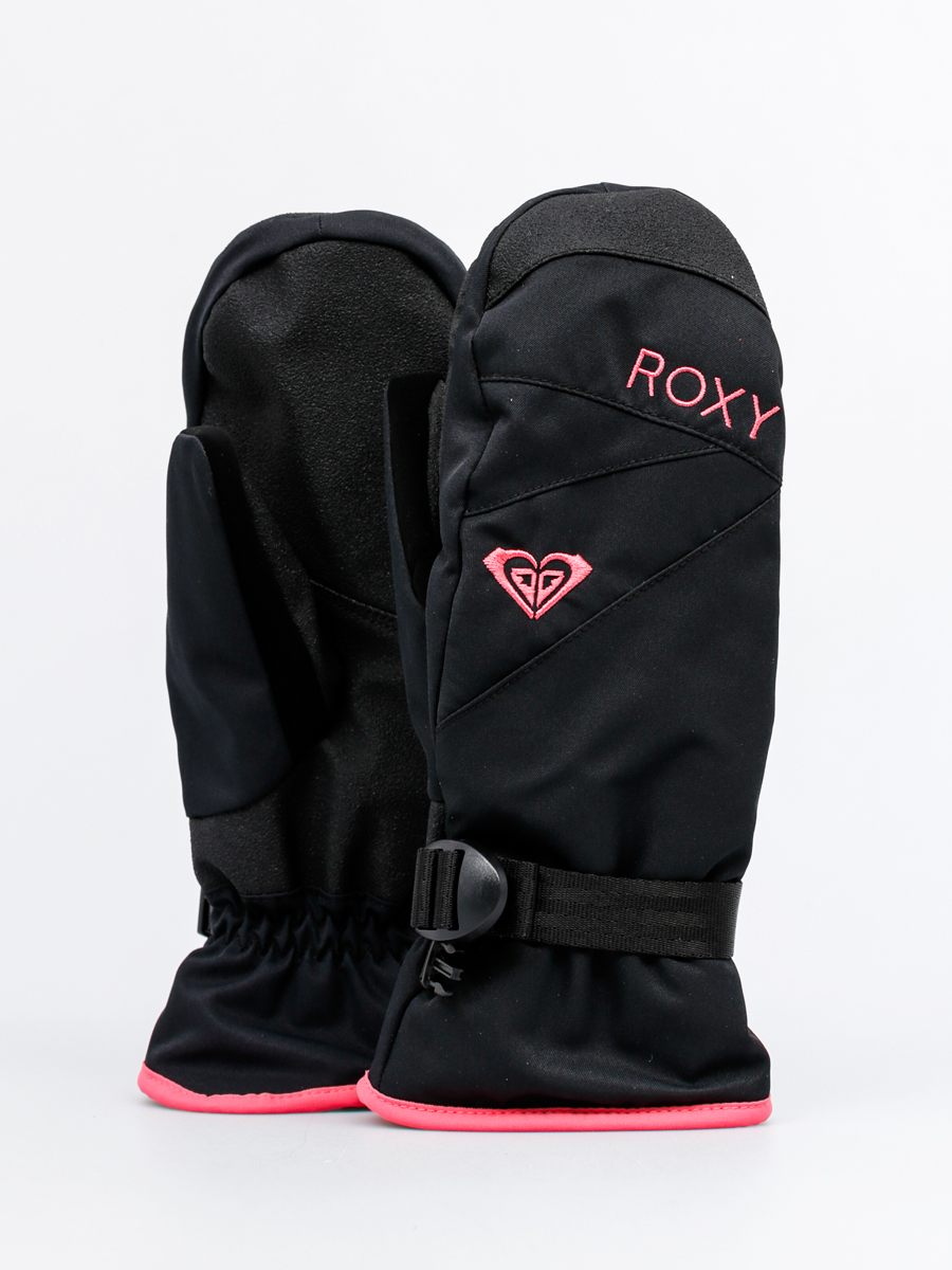 Rękawice Roxy Rx Jetty Solid Mitt Wmn (black/pink)