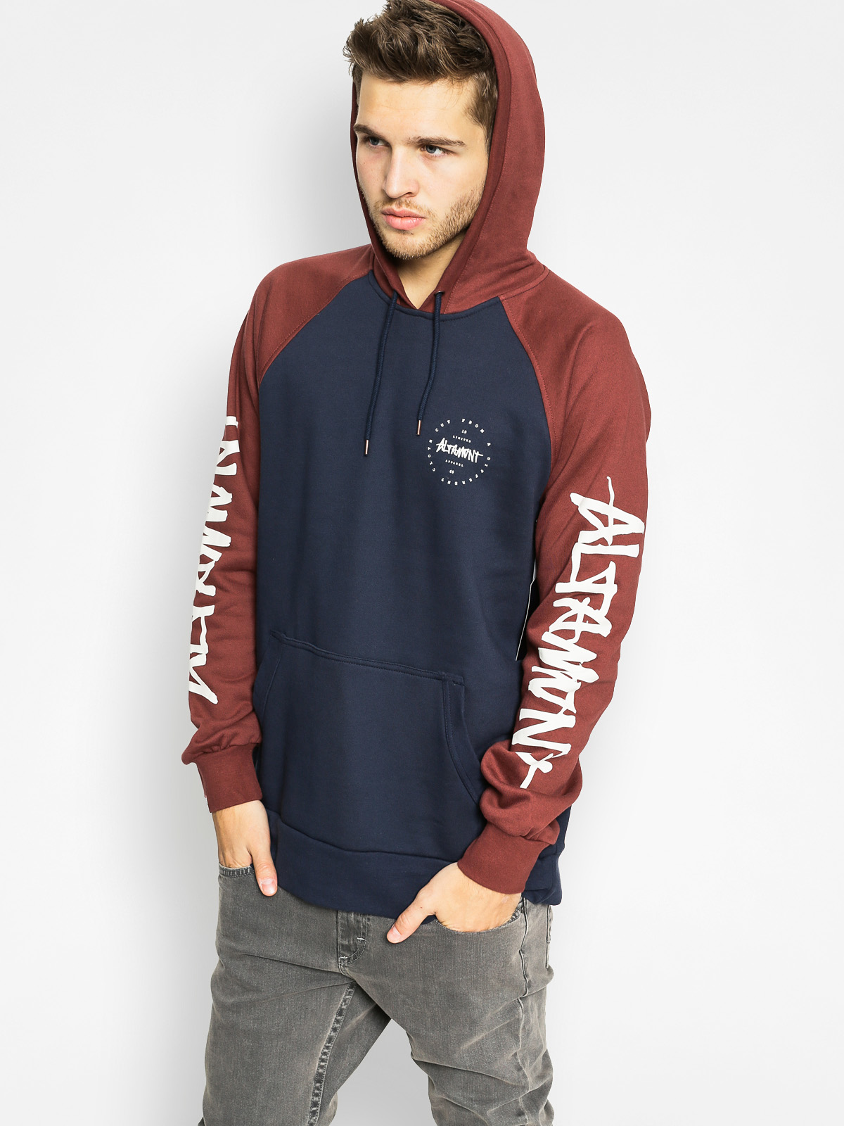 Bluza z kapturem Altamont Zero Six HD (navy/red)