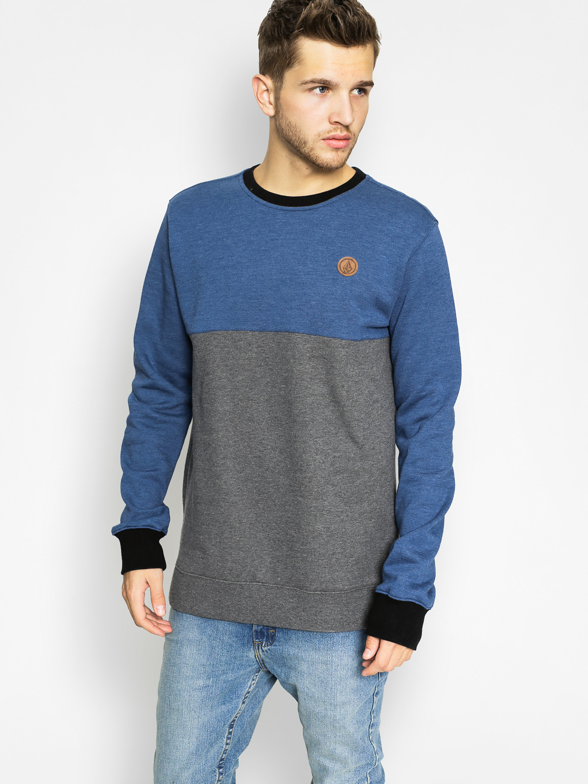 Bluza Volcom Sngl Stone Clrblk Crew (smb)