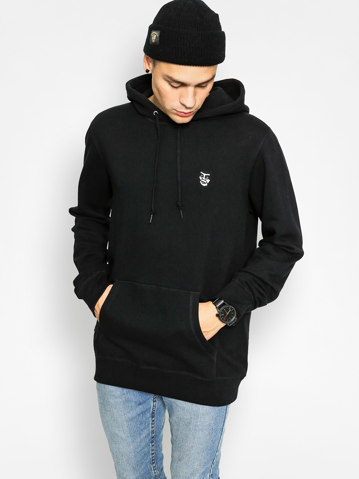Bluza z kapturem OBEY Creeper HD (black)