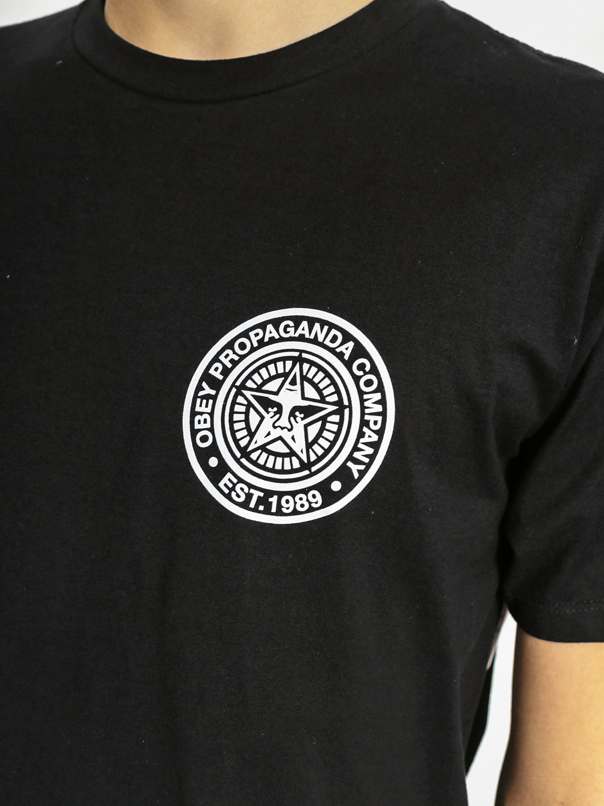 T-shirt OBEY Obey Propaganda Company Premium (black)