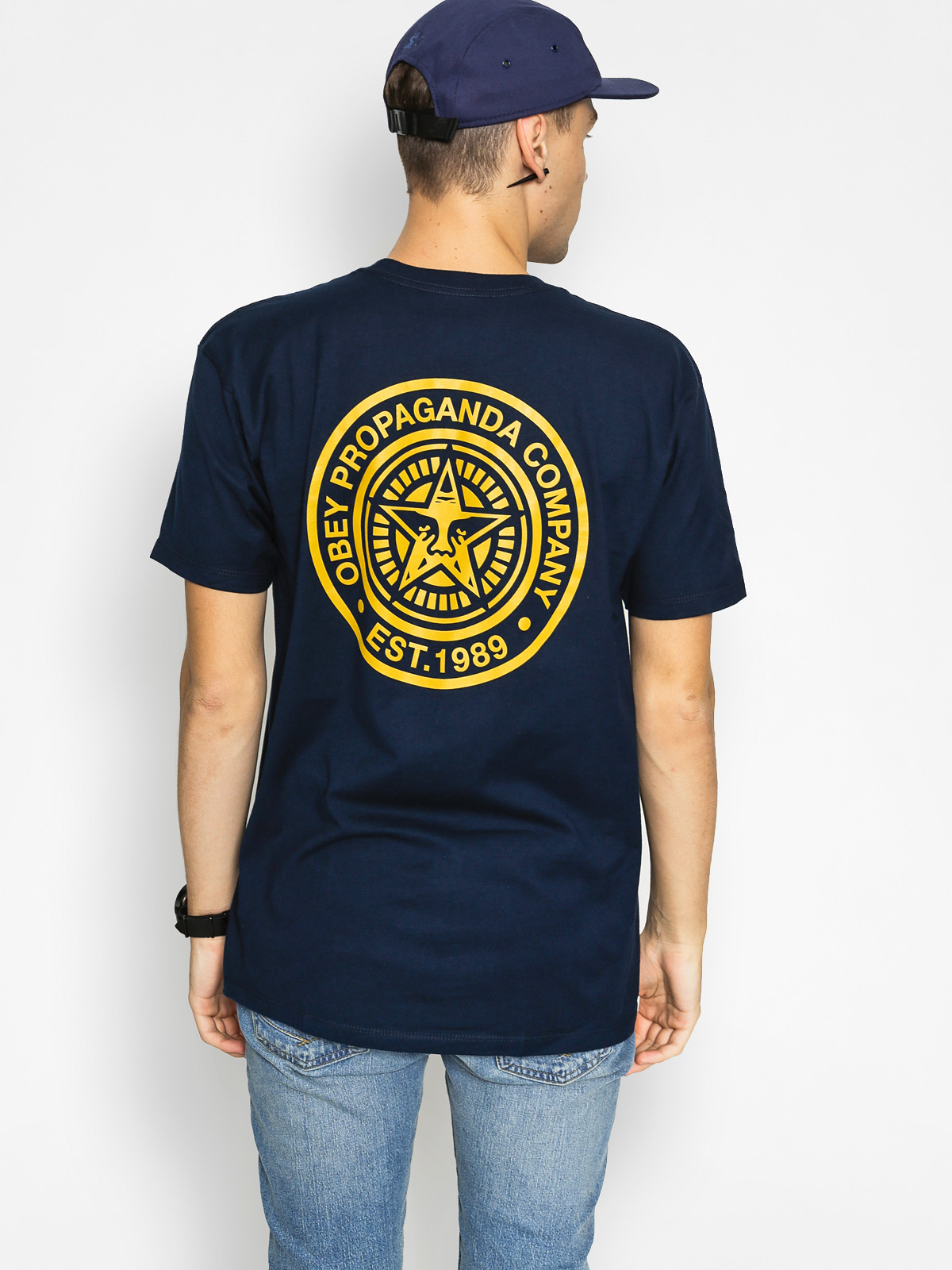 T-shirt OBEY Obey Propaganda Company Premium (navy)