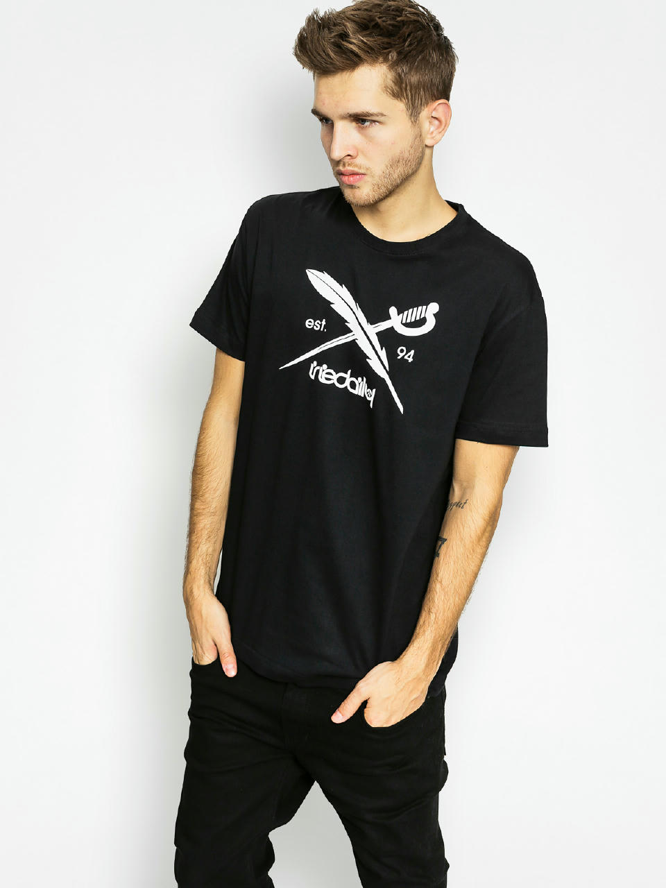 T-shirt Iriedaily Daily Flag (black)