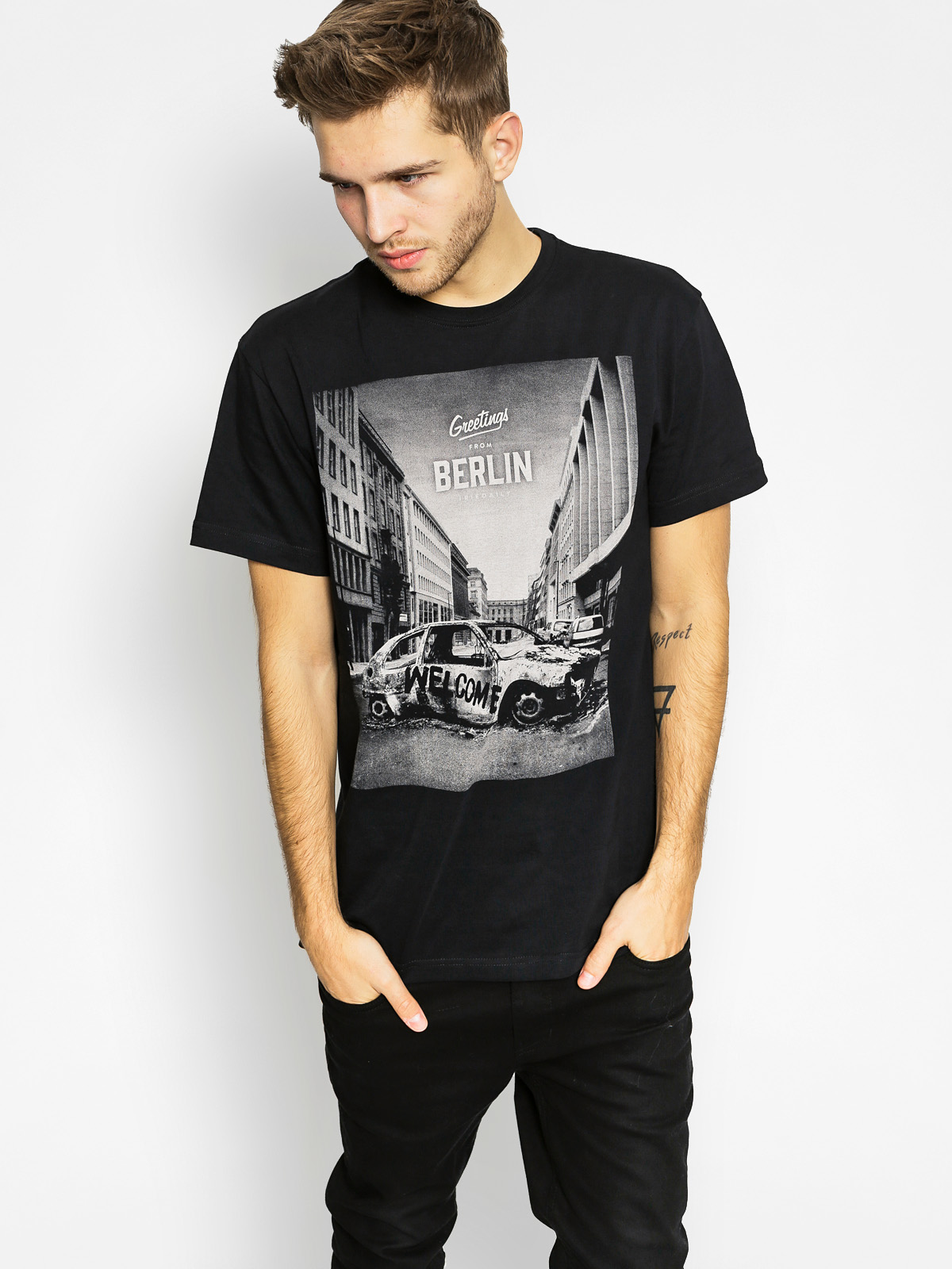 T-shirt Iriedaily Greetings (black)