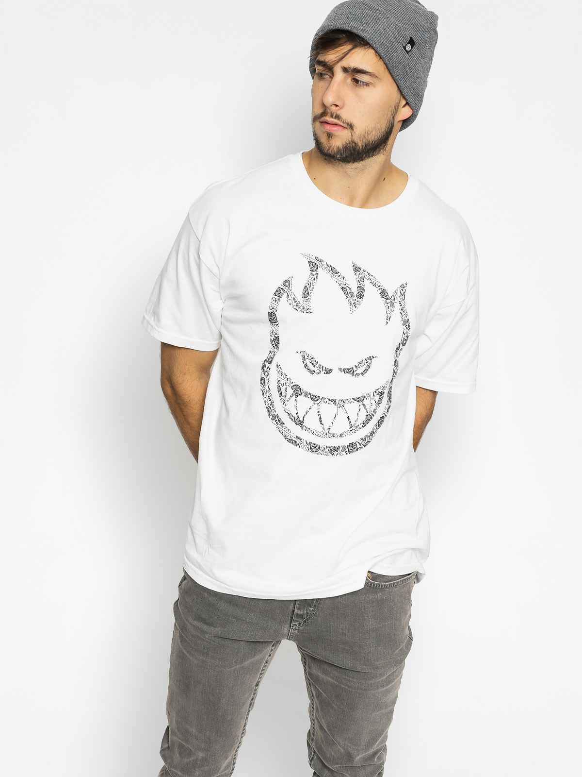 T-shirt Spitfire Bighead Paisley (white)