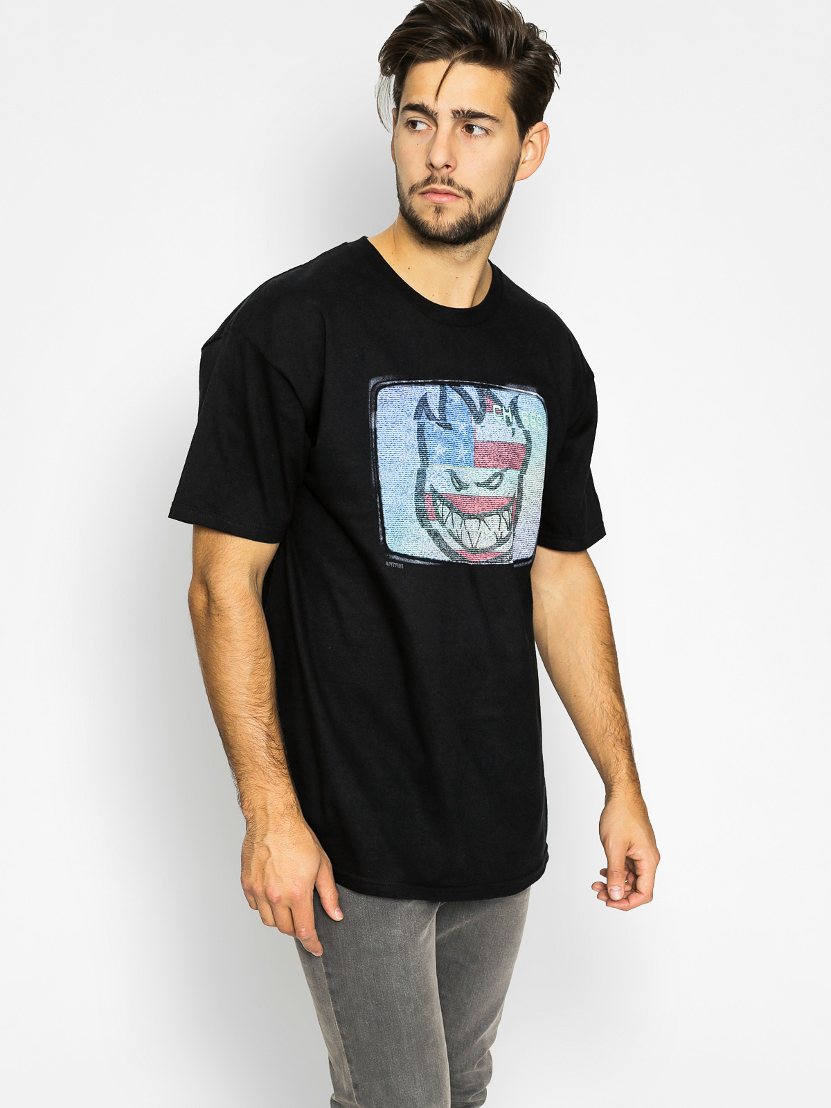 T-shirt Spitfire Tv Casualty (black)