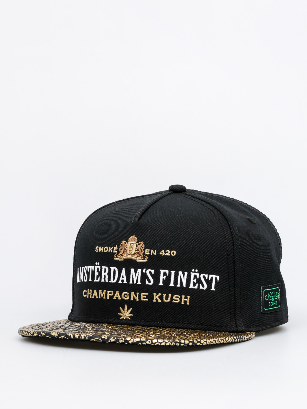 Czapka z daszkiem Cayler & Sons Gl A Dam's Finest ZD (black/gold/white)