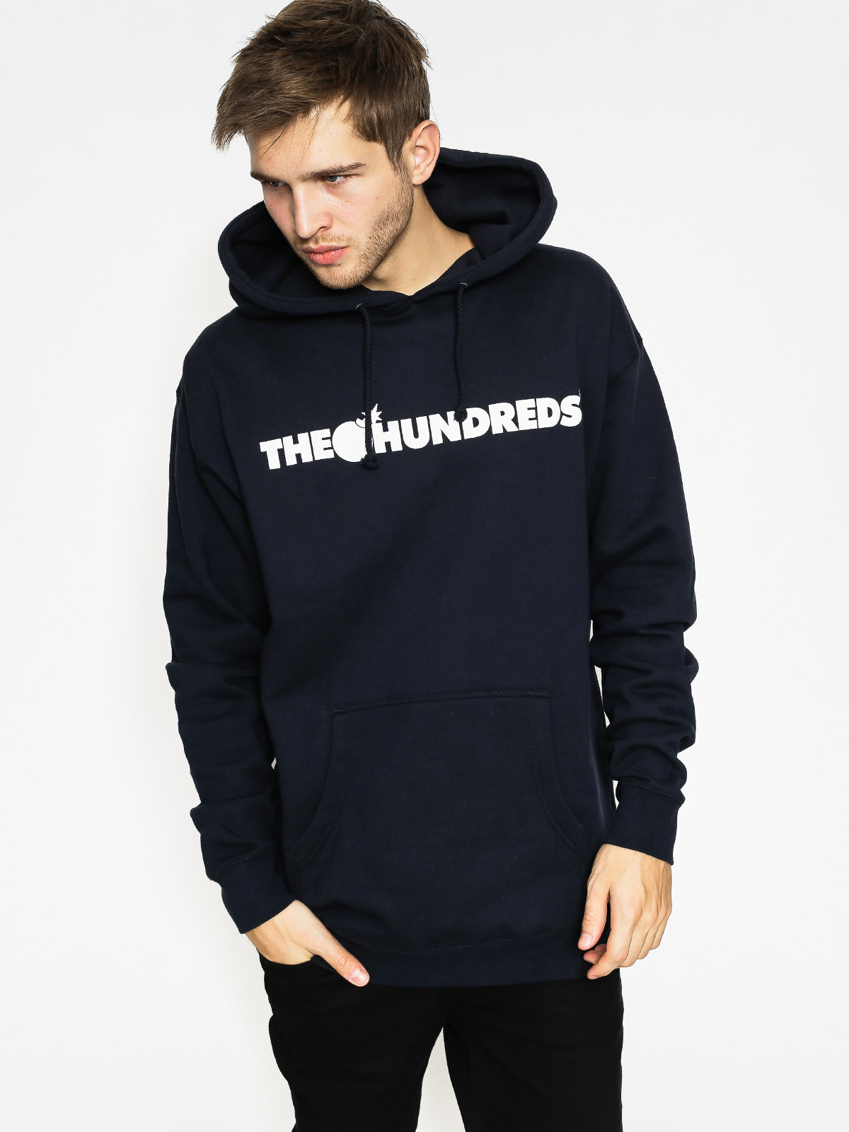 Bluza z kapturem The Hundreds Forever Bar HD (navy)