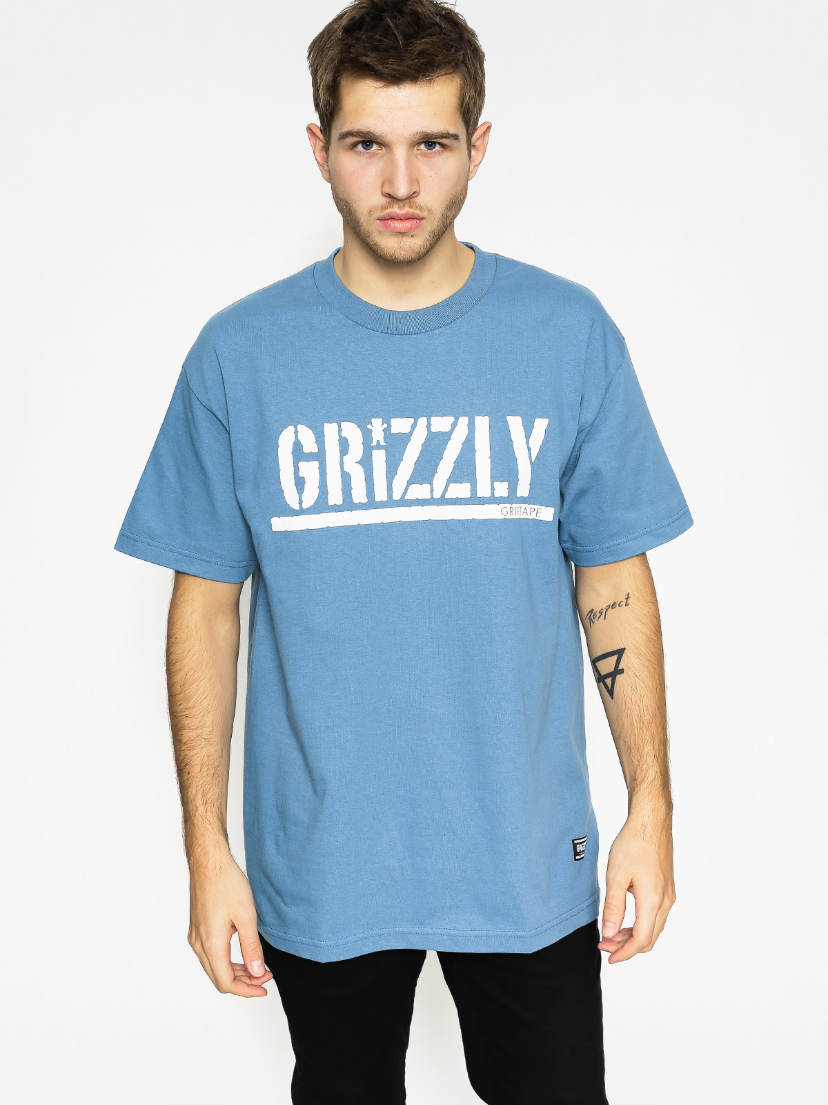 T-shirt Grizzly Griptape Og Stamp Logo (slate)