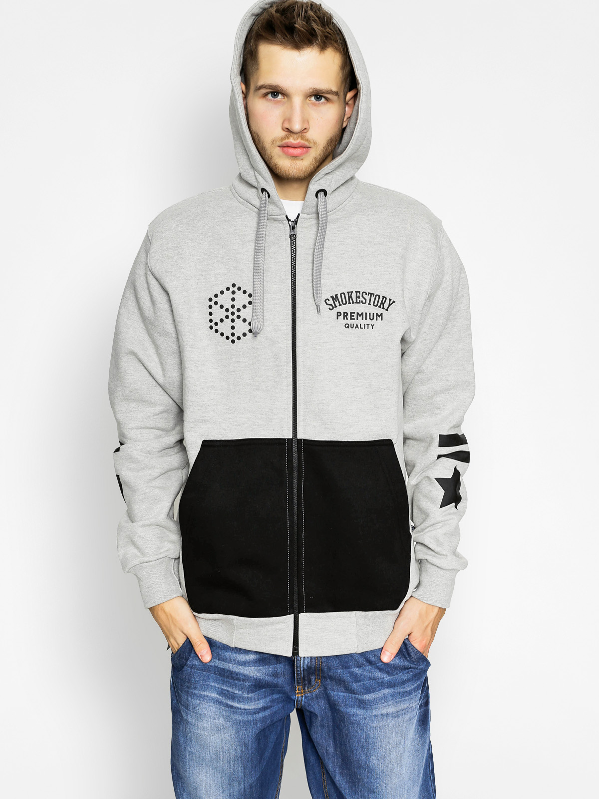 Bluza z kapturem SSG Stars ZHD (grey)