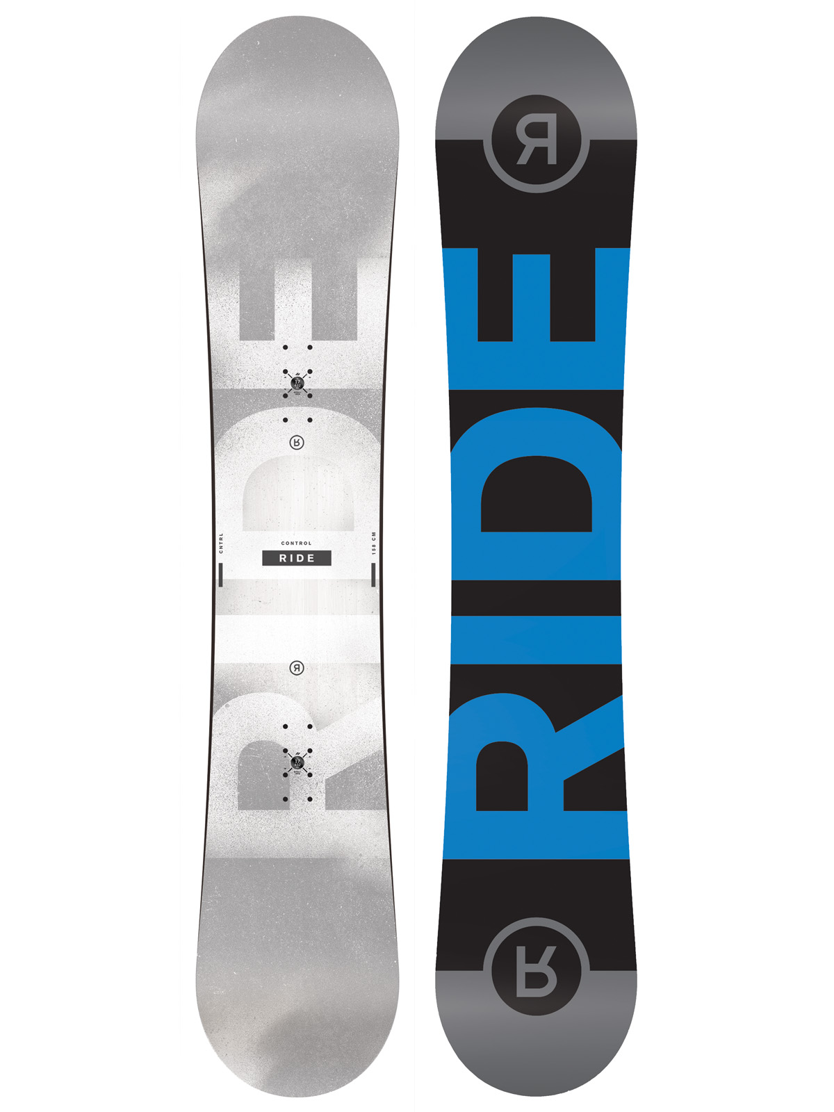 Męska Deska snowboardowa Ride Control V2 (grey/black/blue)