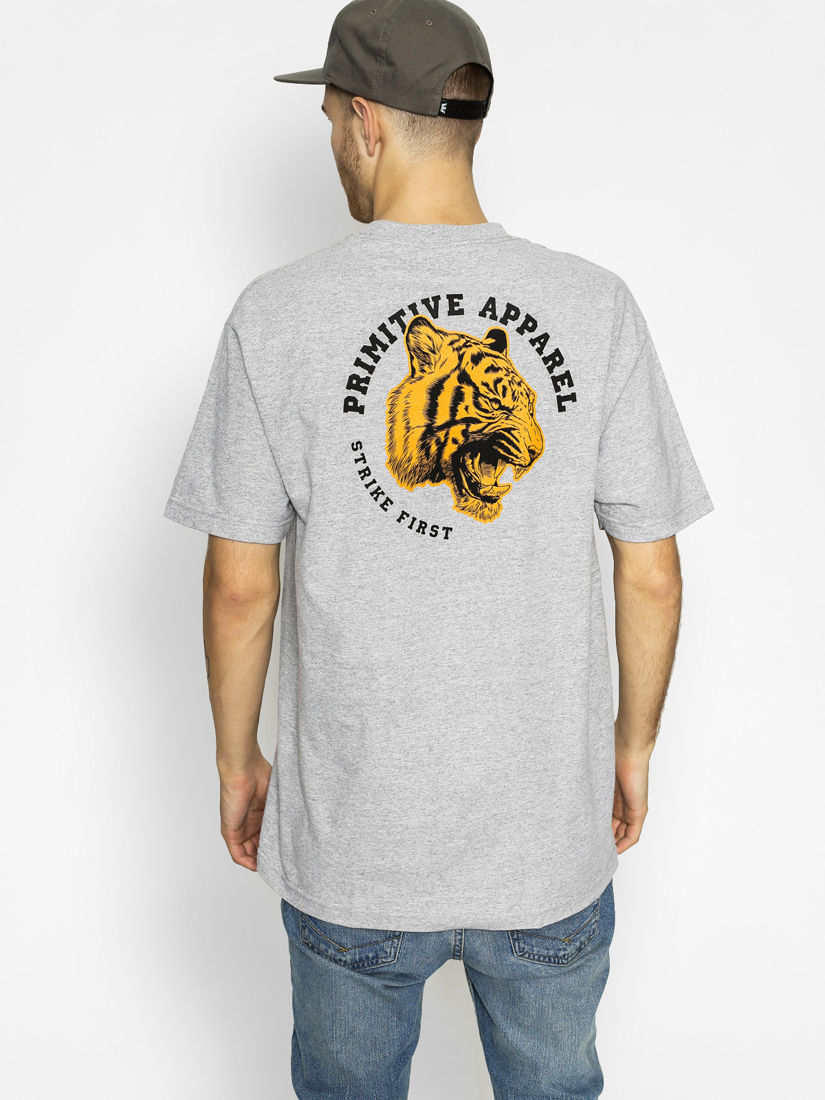 T-shirt Primitive Battle Cat (athletic heather)