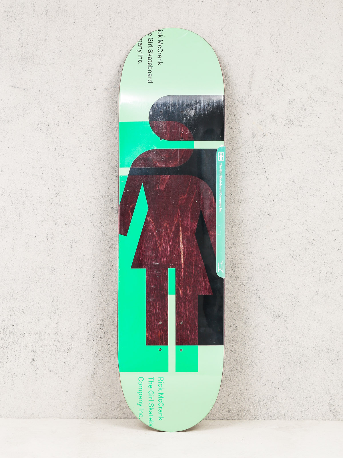 Deck Girl Skateboard Hardcourt Rick McCrank (wood/mint)