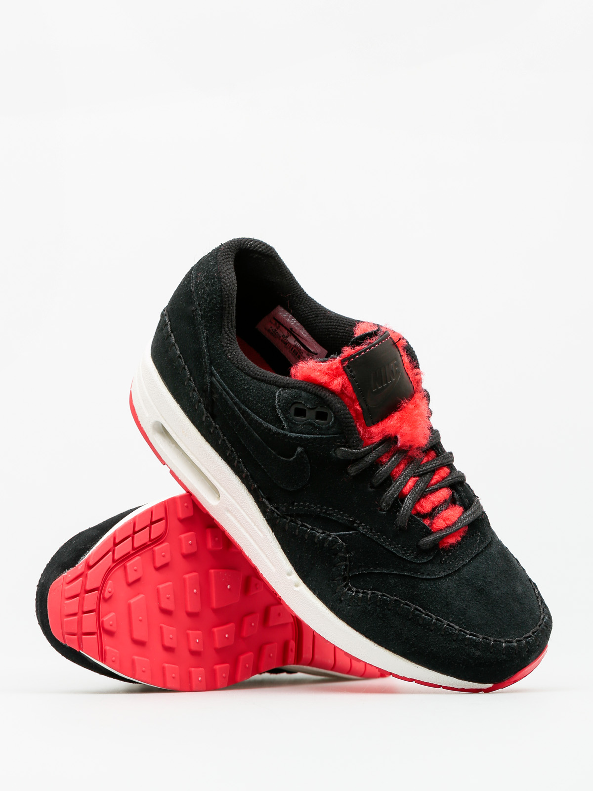 Buty Nike Air Max 1 Wmn (Prm black/black action red)