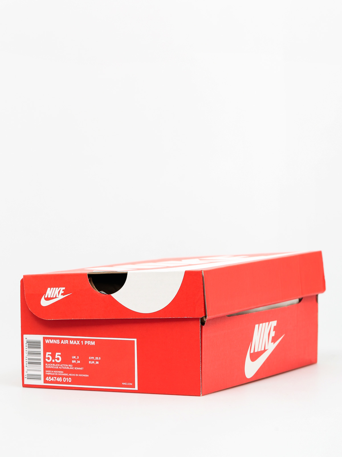 Buty Nike Air Max 1 Wmn (Prm black/black action red)