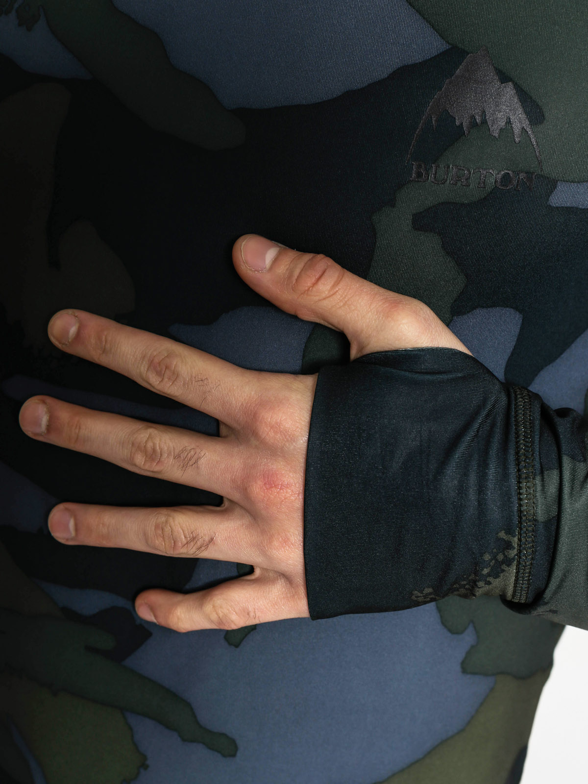 Męski Longsleeve Burton Lightweight Crew (beetle derby camo)