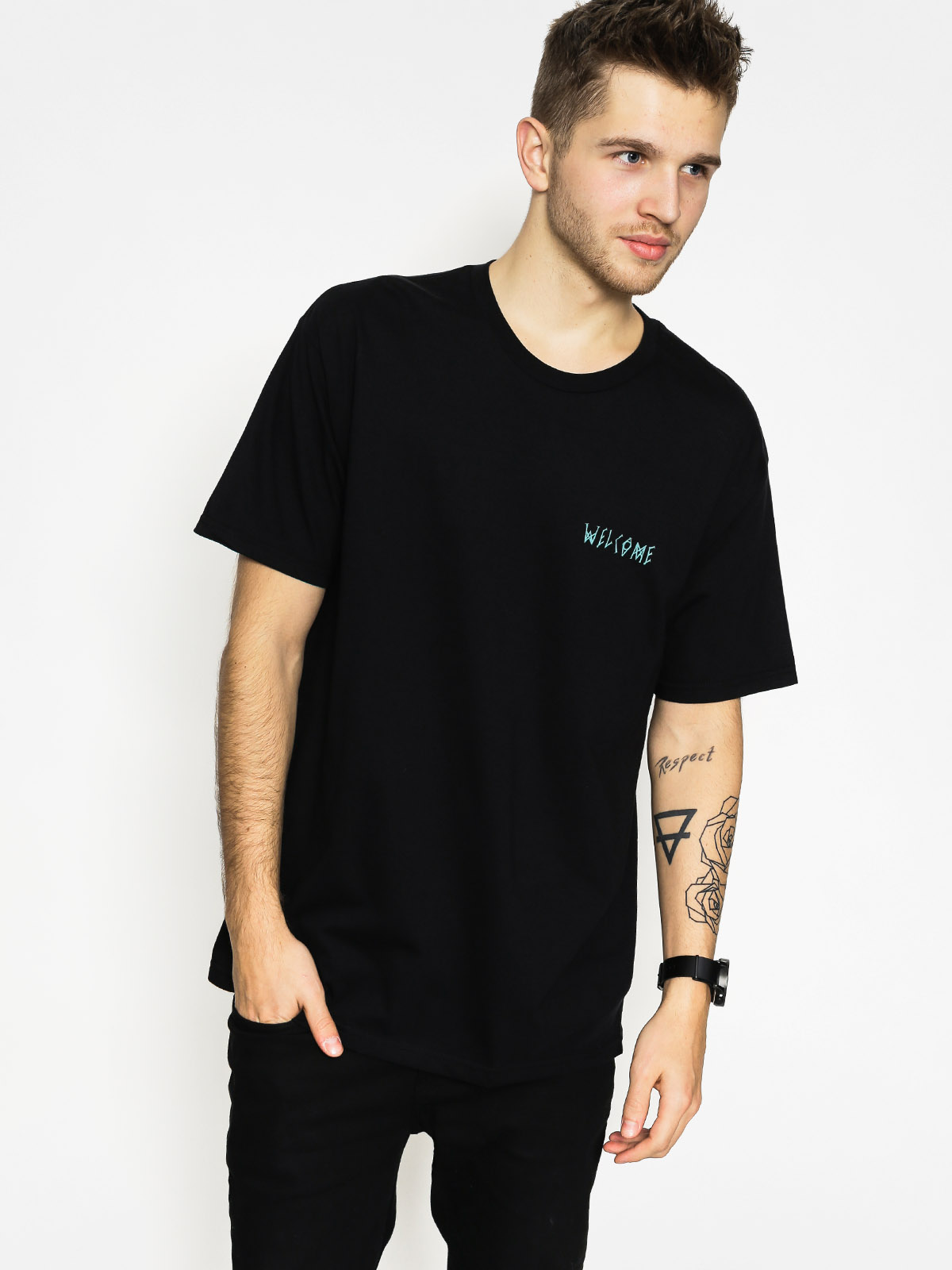 T-shirt Welcome Latiin Talisman (black/teal/laven)